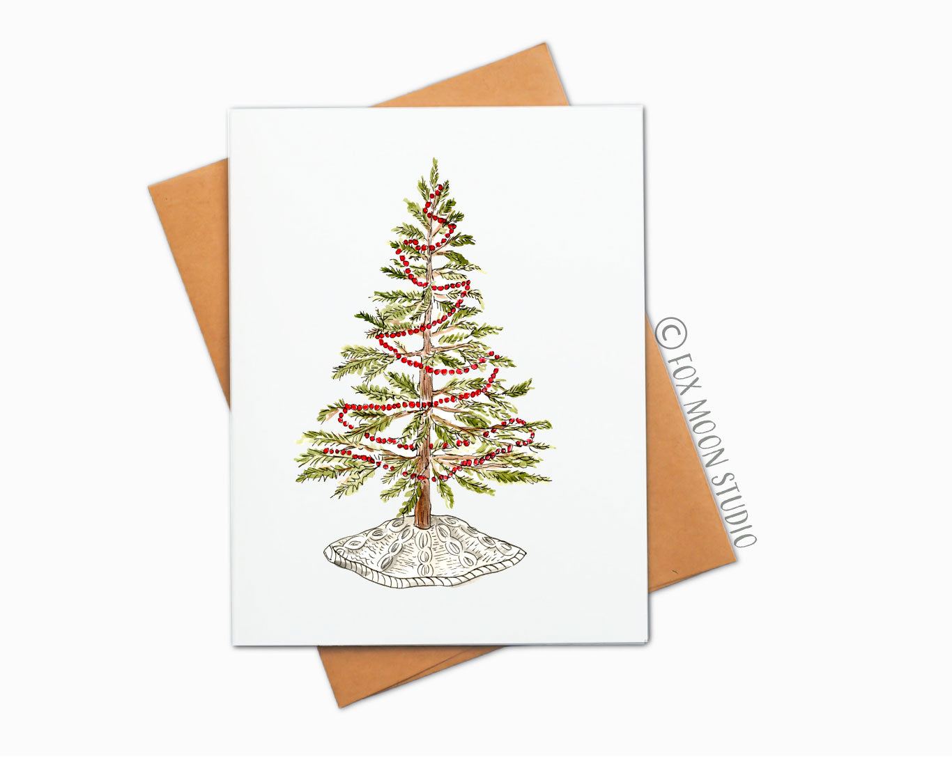 Christmas Tree - Holiday Christmas Greeting Card