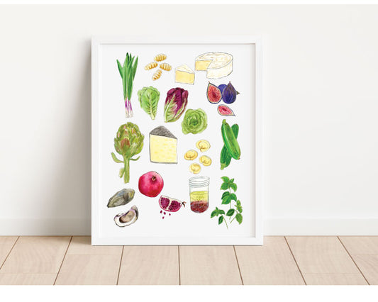 Foodie Print - Art Print