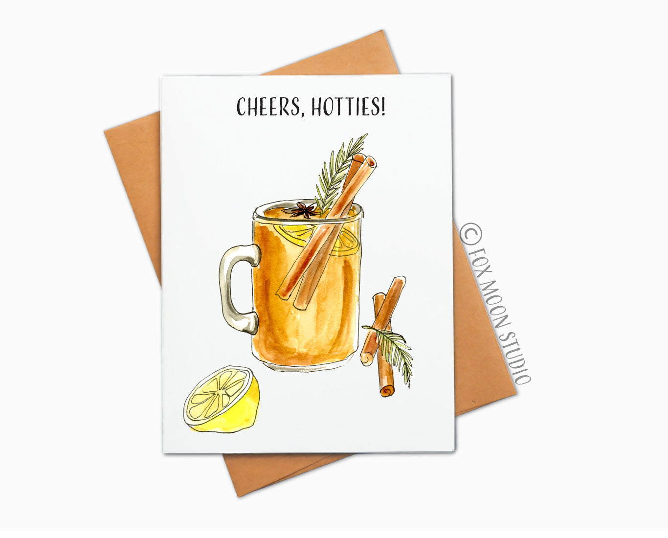 Cheers, Hotties! - Fall Humor Greeting Card