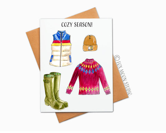 Cozy Season! - Fall Greeting Card