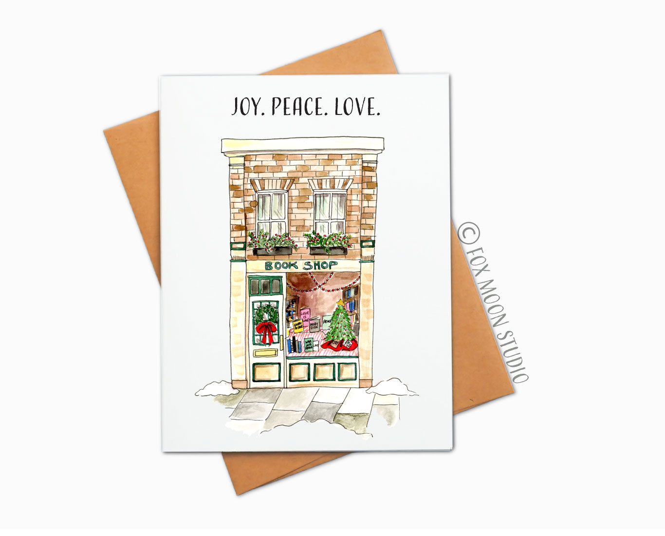 Peace. Love. Joy. - Holiday Greeting Card