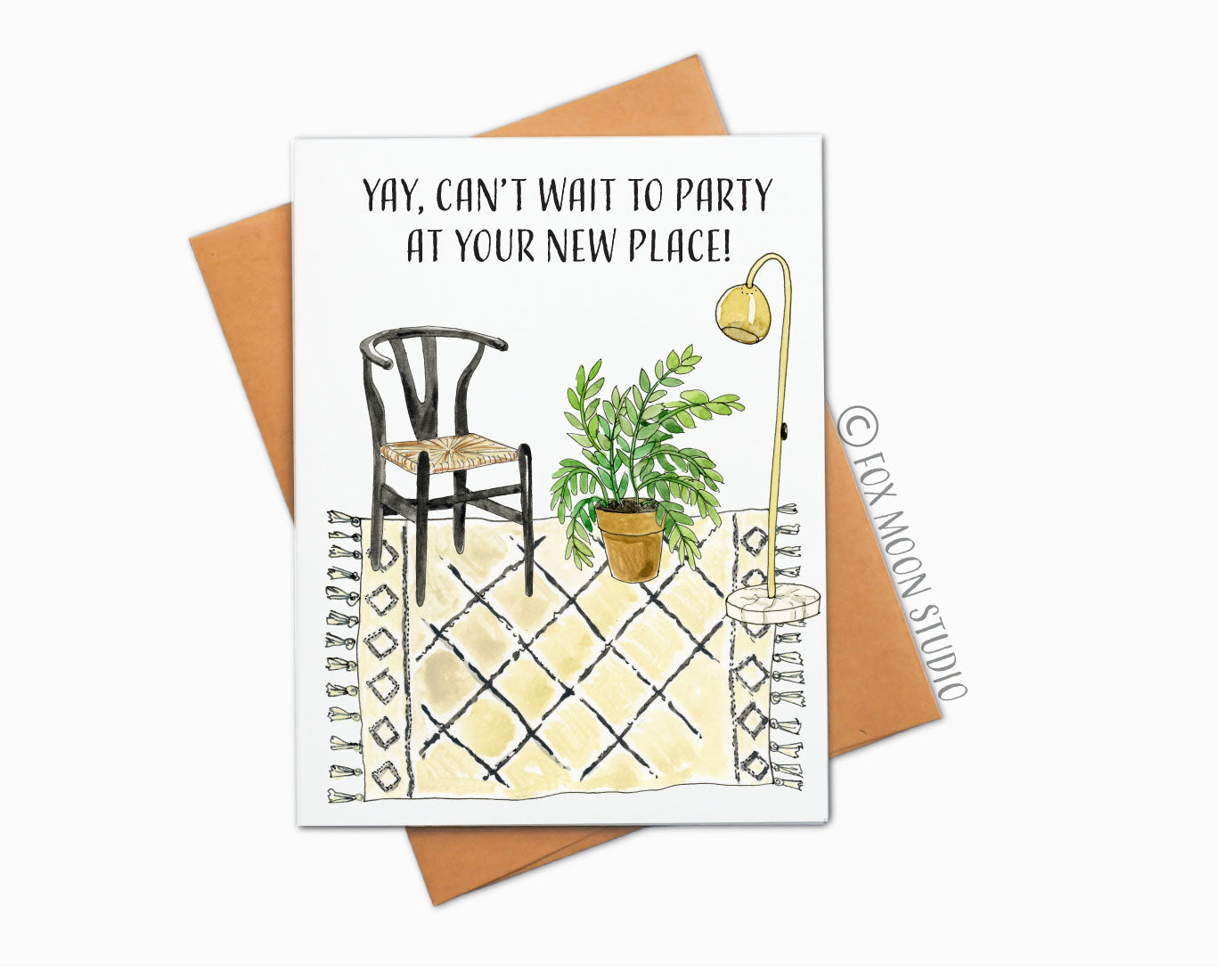 Yay, Can't Wait To Party At Your New Place! - New Home Greeting Card