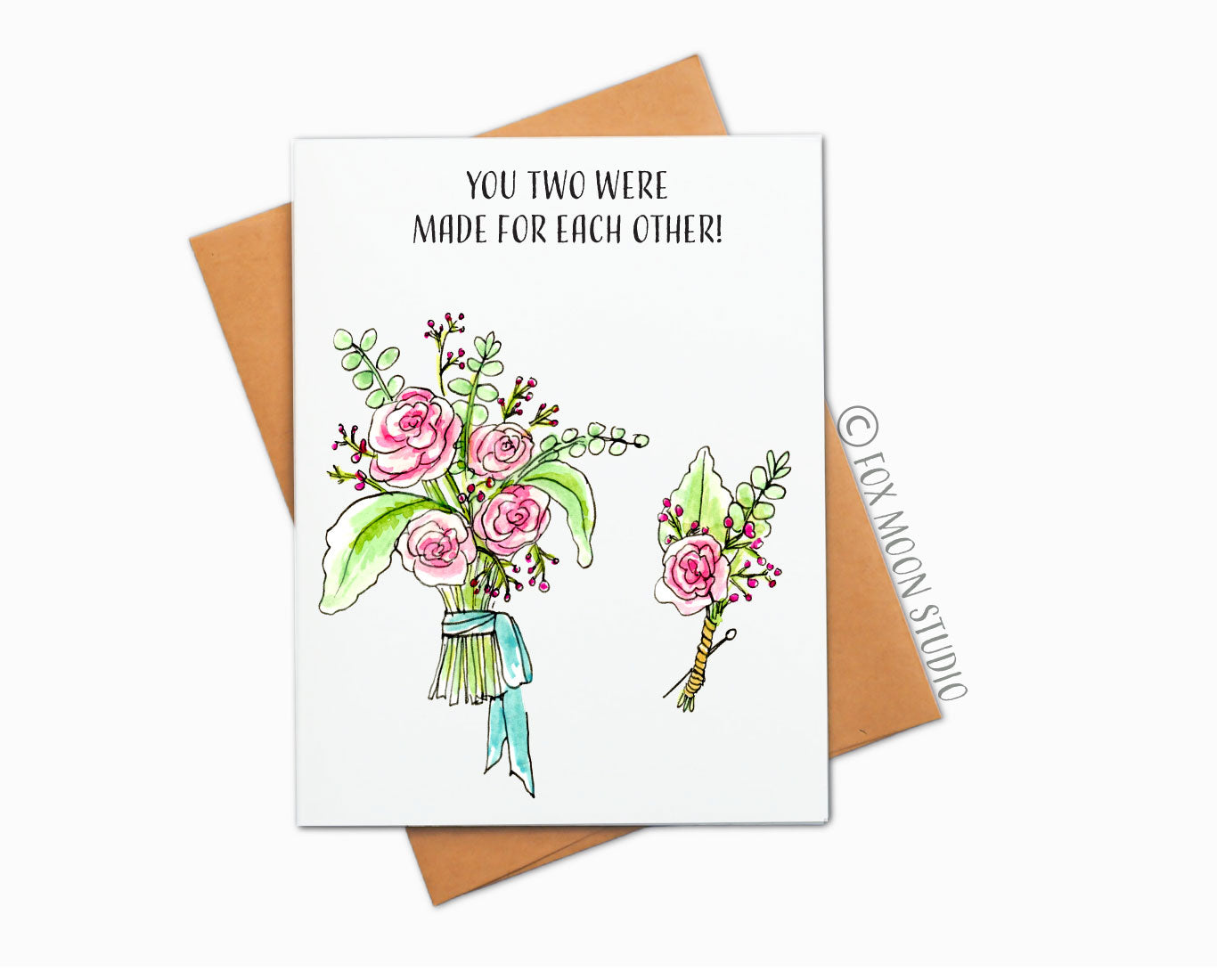 You two were made for each other! - Wedding Greeting Card