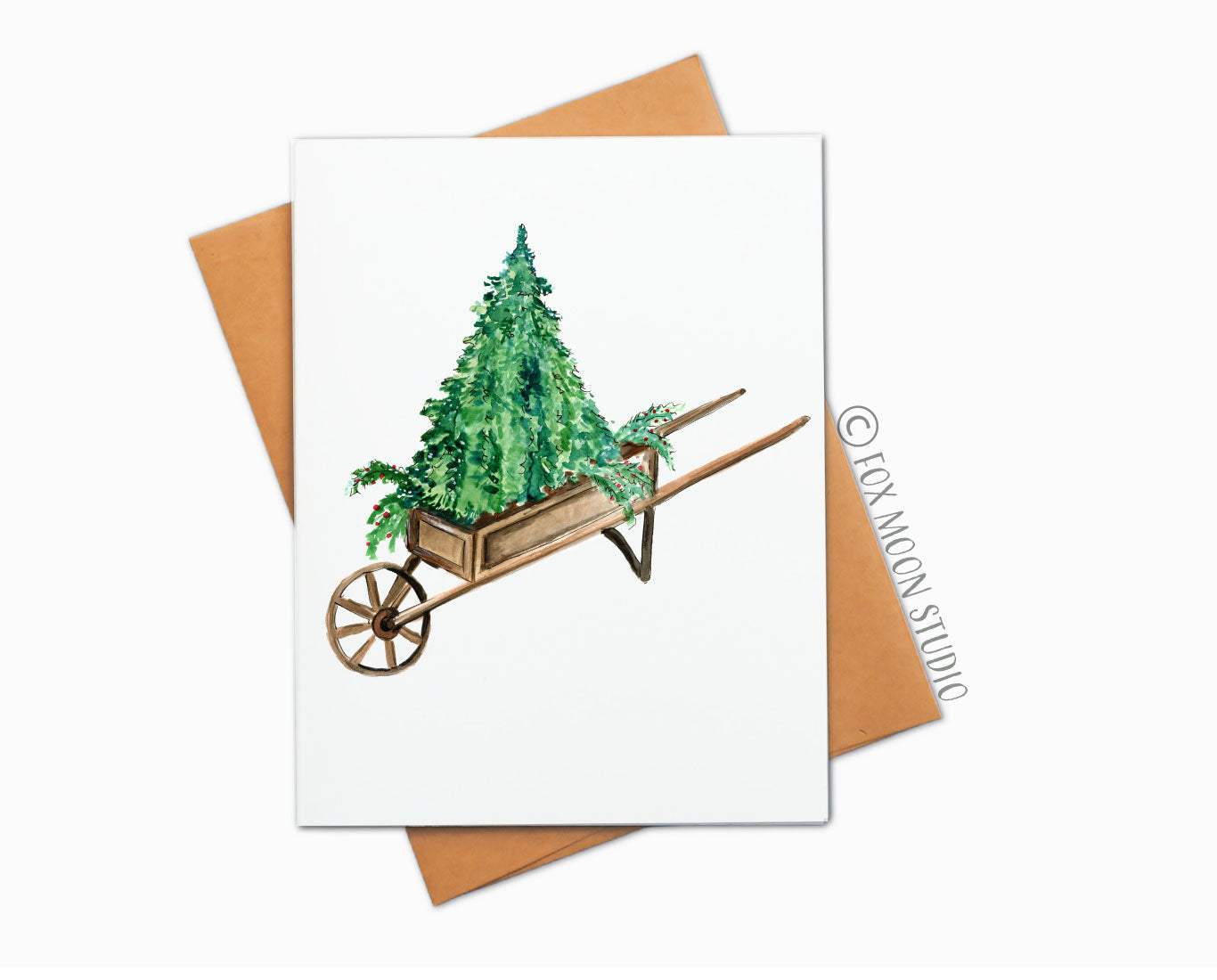 Christmas Tree Charm - Holiday Greeting Card
