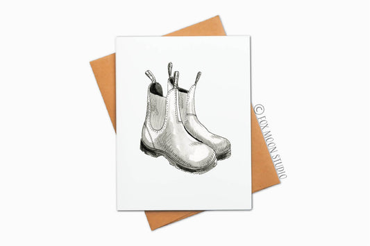Boots - Greeting Card