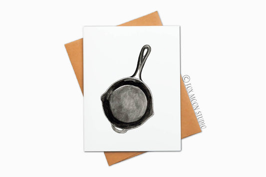 Cast Iron Skillet - Greeting Card