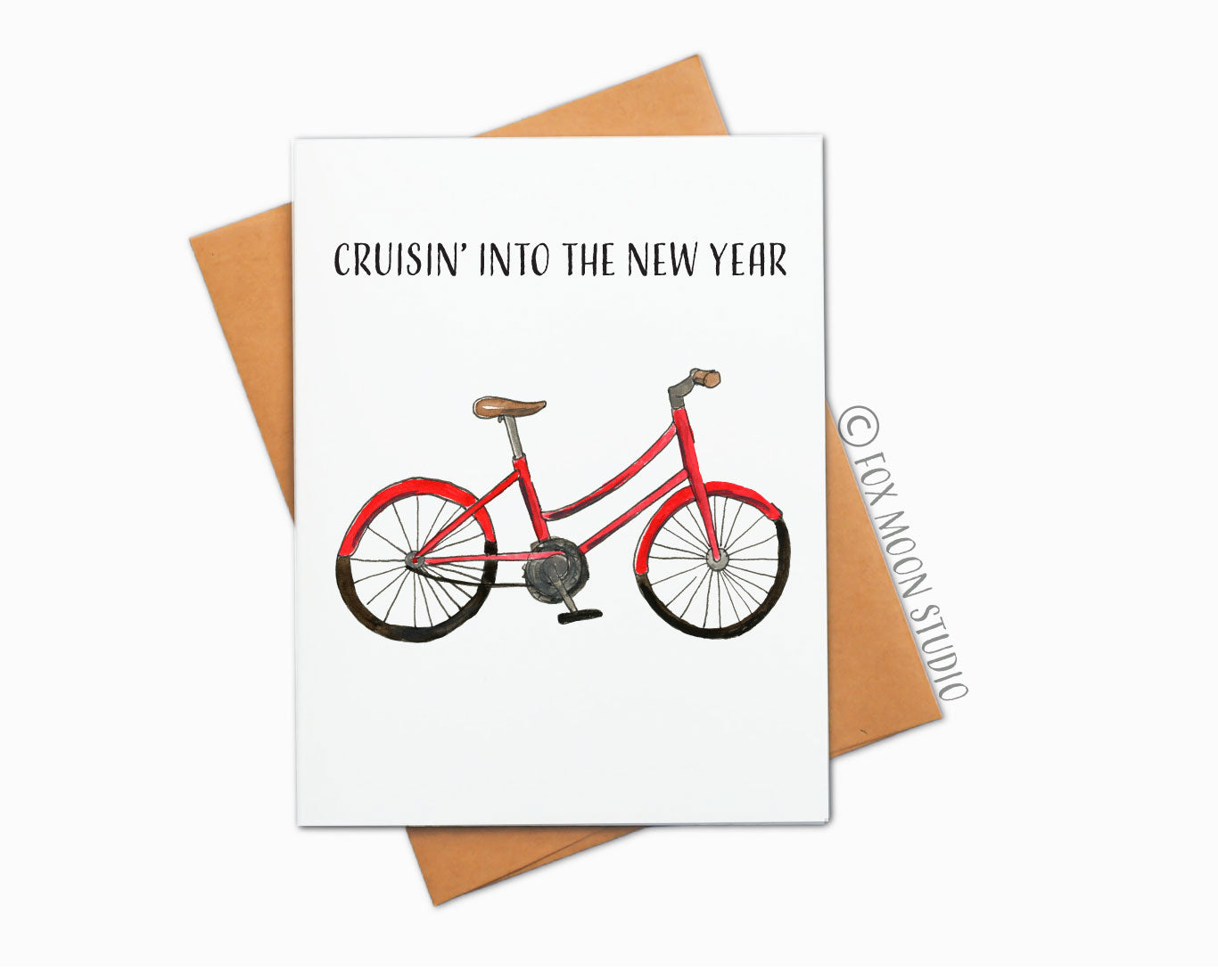 Cruisin' Into The New Year - New Year Card