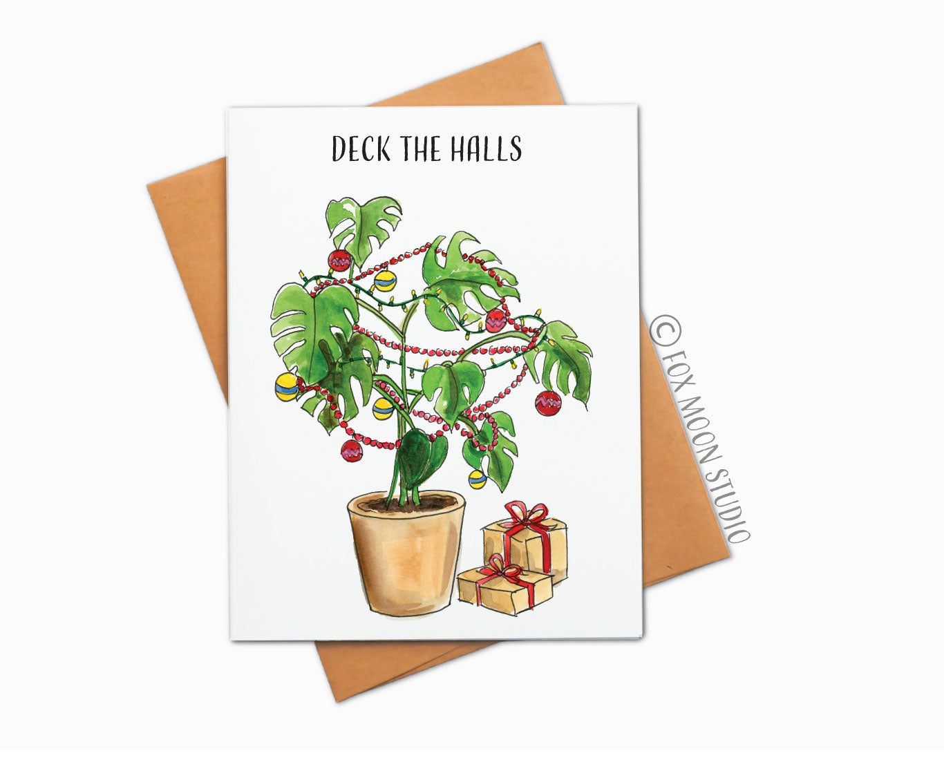 Deck The Halls - Holiday Christmas Greeting Card