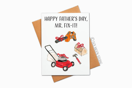 Happy Father's Day, Mr. Fix-It! - Father's Day Greeting Card