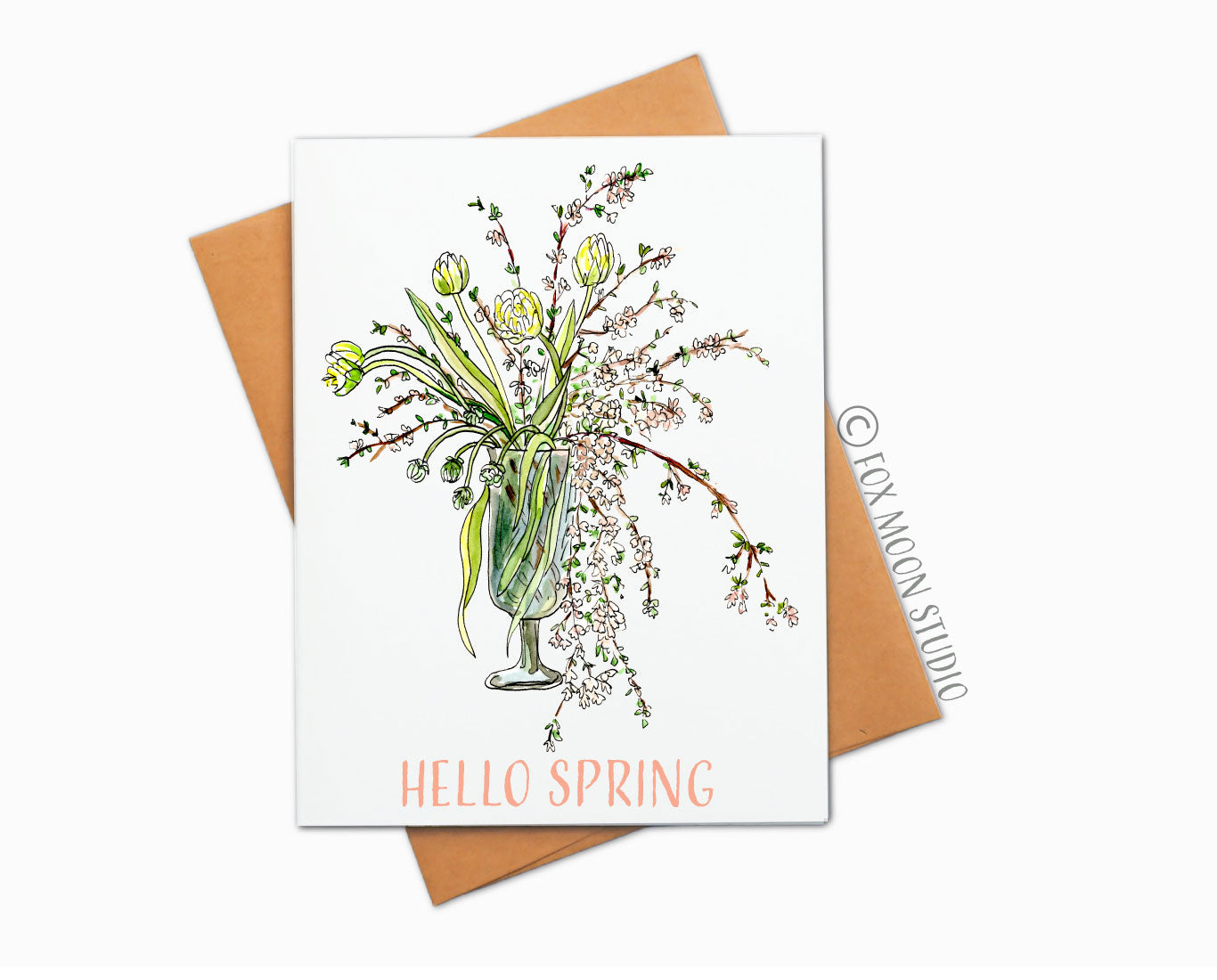 Hello Spring - Greeting Card