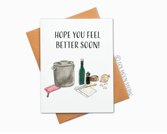 Hope You Feel Better Soon! - Get Well Greeting Card
