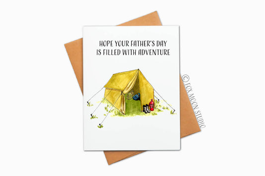 Hope Your Father's Day Is Filled With Adventure - Father's Day Greeting Card