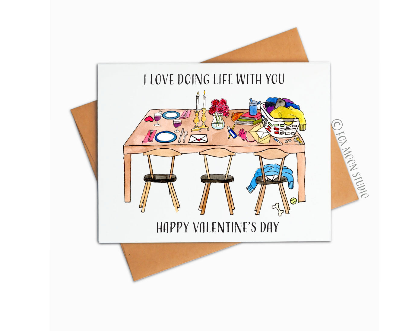I Love Doing Life With You - Happy Valentine's Day Greeting Card