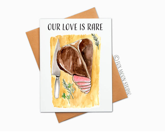 Our Love Is Rare - Humor Greeting Card