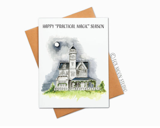 Happy 'Practical Magic' Season - Fall Halloween Greeting Card