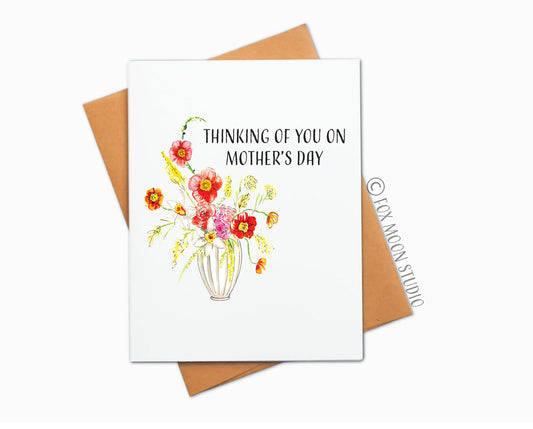 Thinking Of You On Mother's Day - Mother's Day Greeting Card
