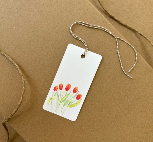 Tulips Gift Tag