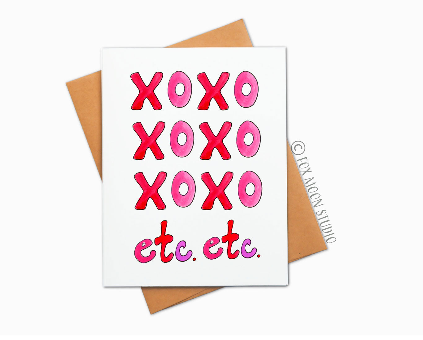 Xoxo etc. etc. - Valentine's Day Greeting Card