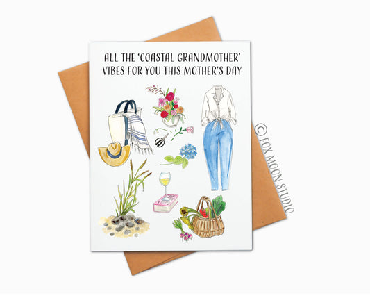 All The 'Coastal Grandmother' Vibes For You This Mother's Day - Mother's Day Greeting Card