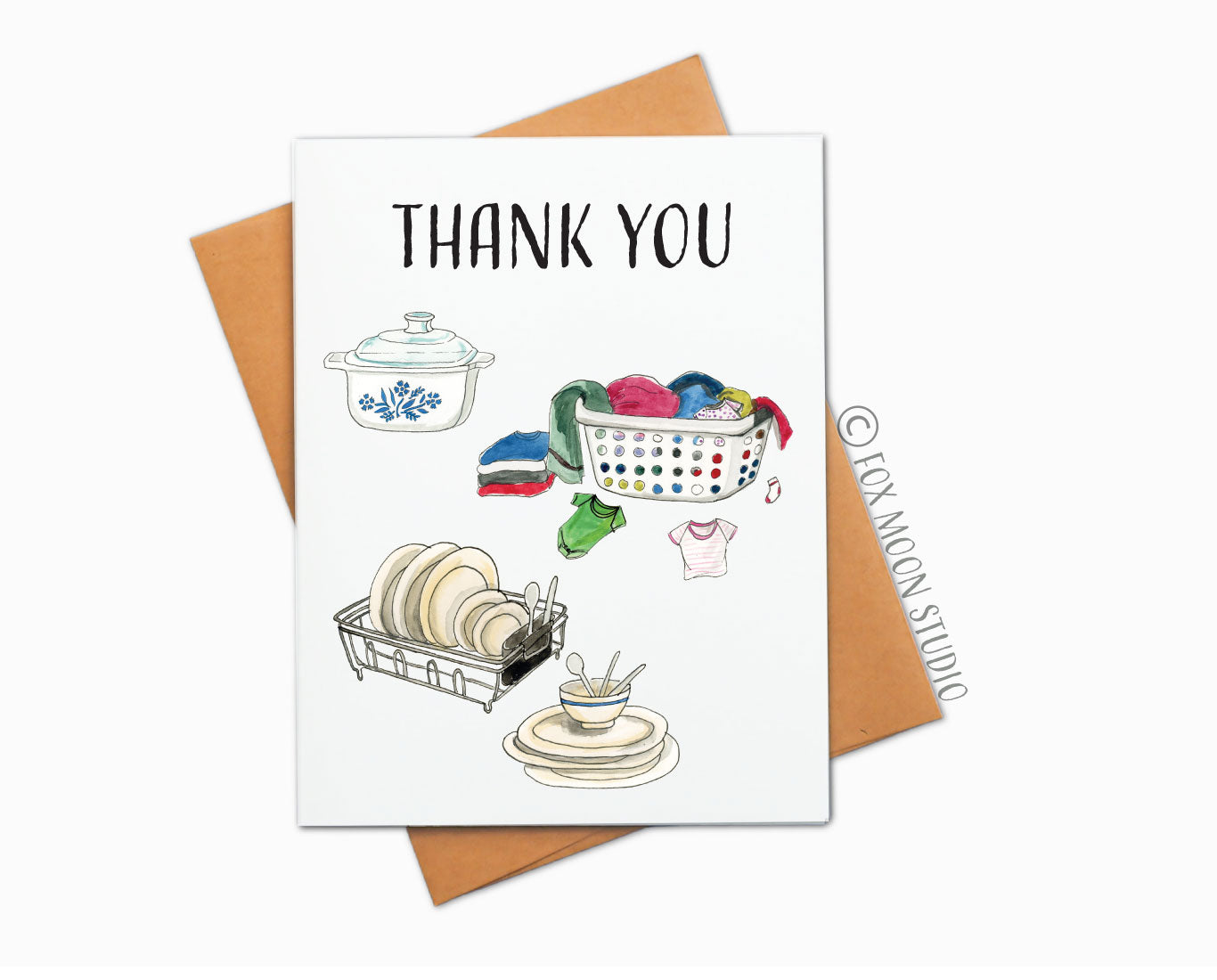 Cooking, Cleaning, Laundry - Thank You For All You Do Card