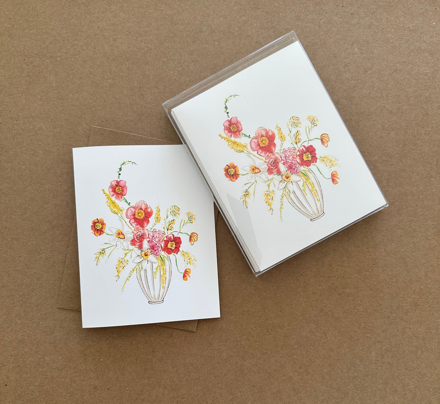 Festive Floral - Greeting Card