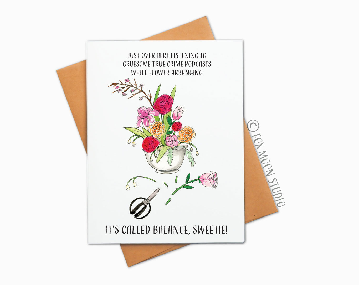 It's All About Balance, Sweetie! - Just For Fun Humor Greeting Card
