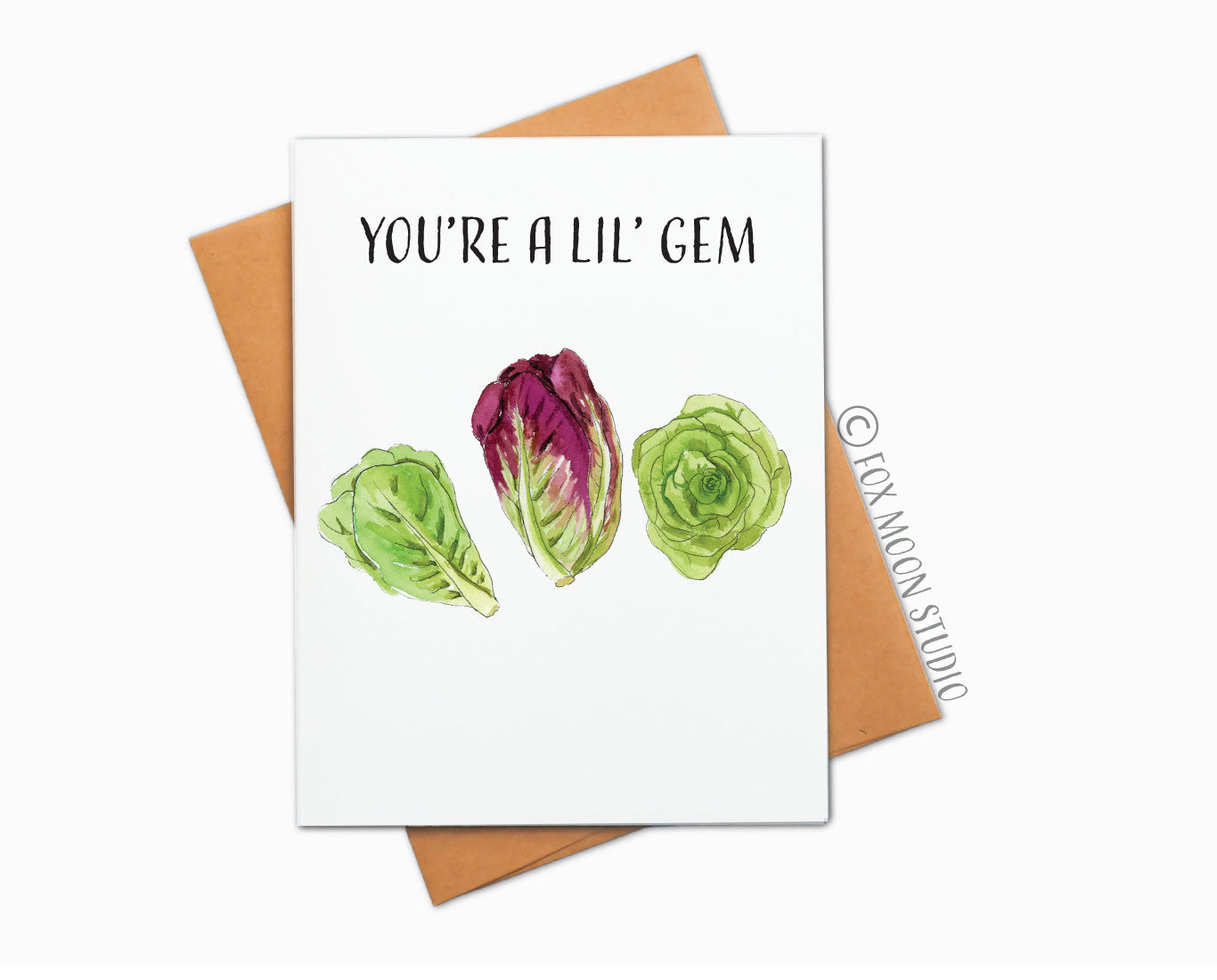 You're A Lil Gem - Greeting Card for Foodies and Chefs