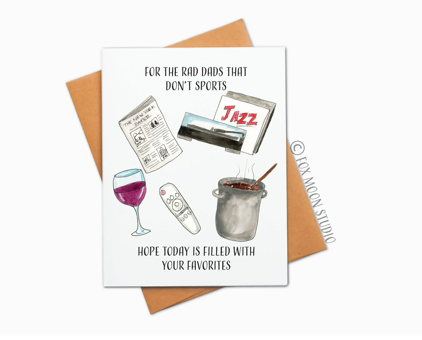 For The Rad Dads That Don't Sports - Father's Day Greeting Card